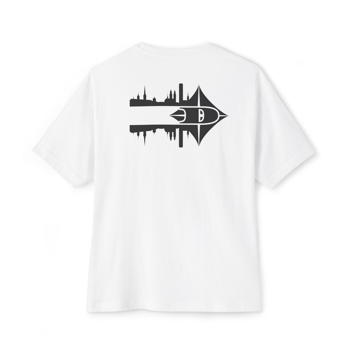 Skyline of Zurich – Tee with Backprint