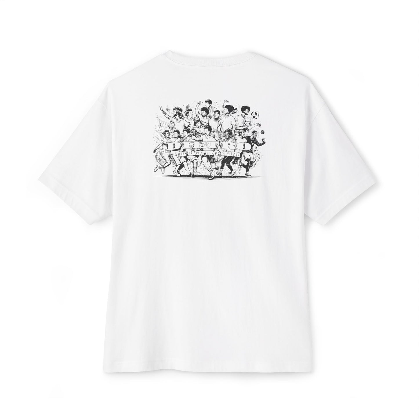 Game of football – Tee with Backprint