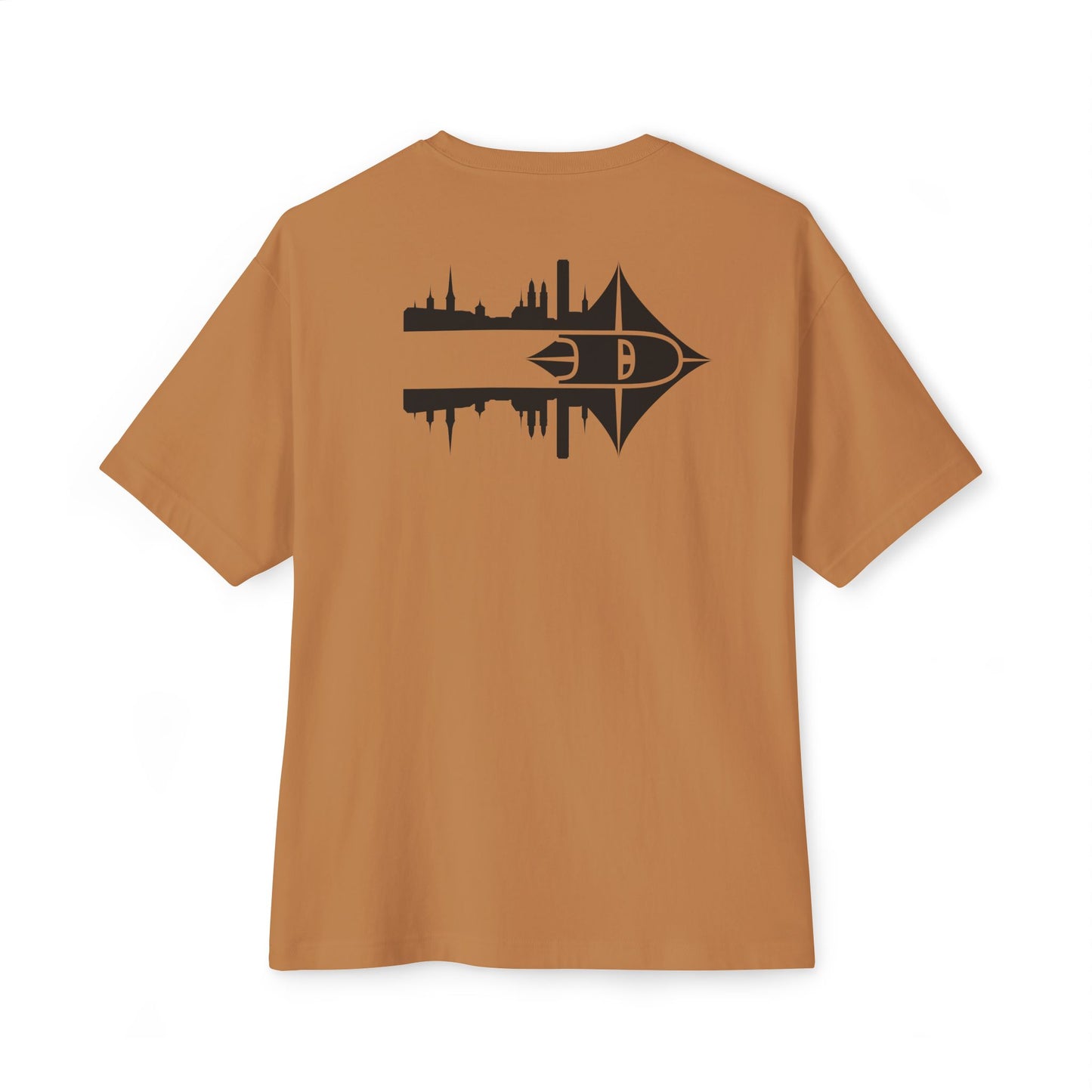 Skyline of Zurich – Tee with Backprint