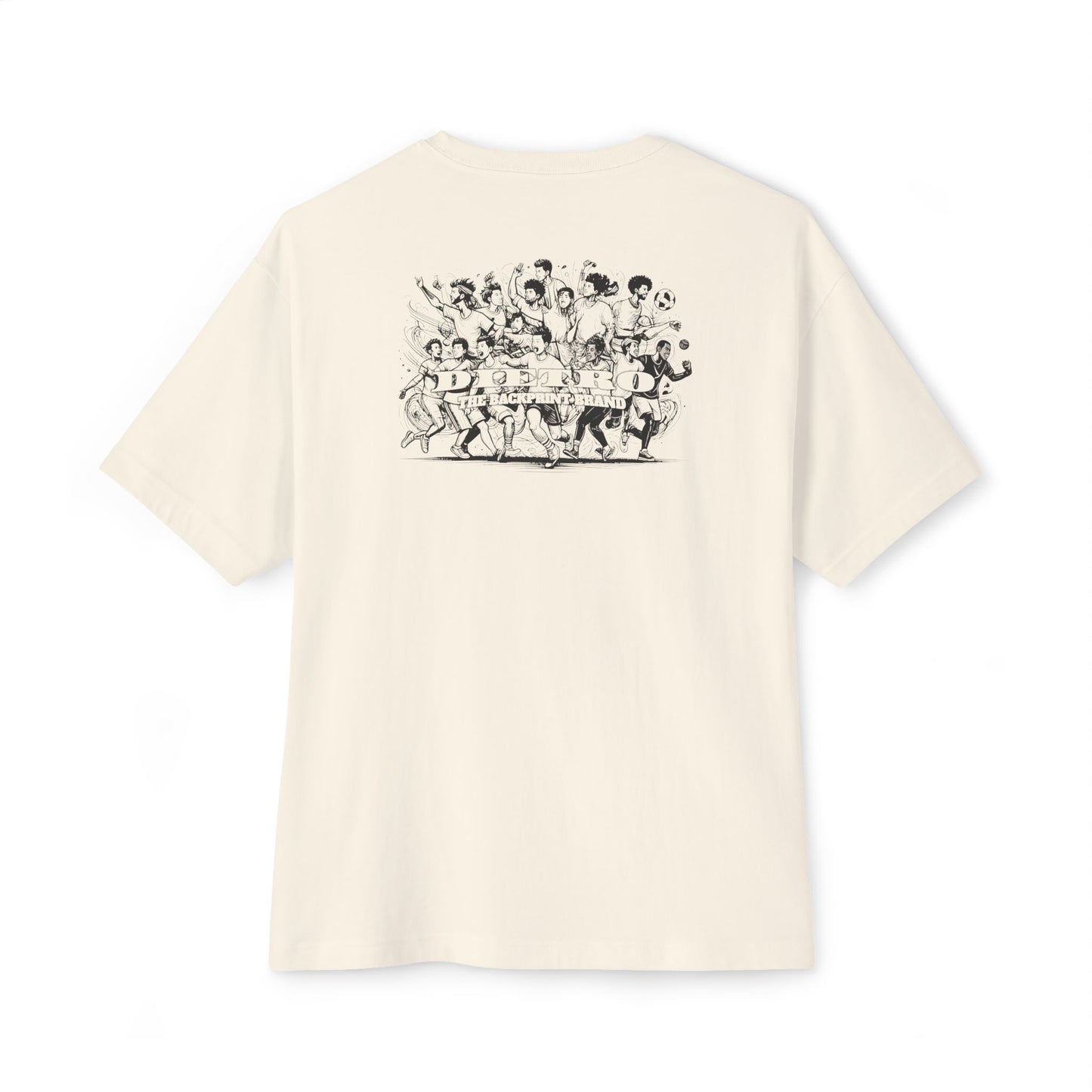 Game of football – Tee with Backprint