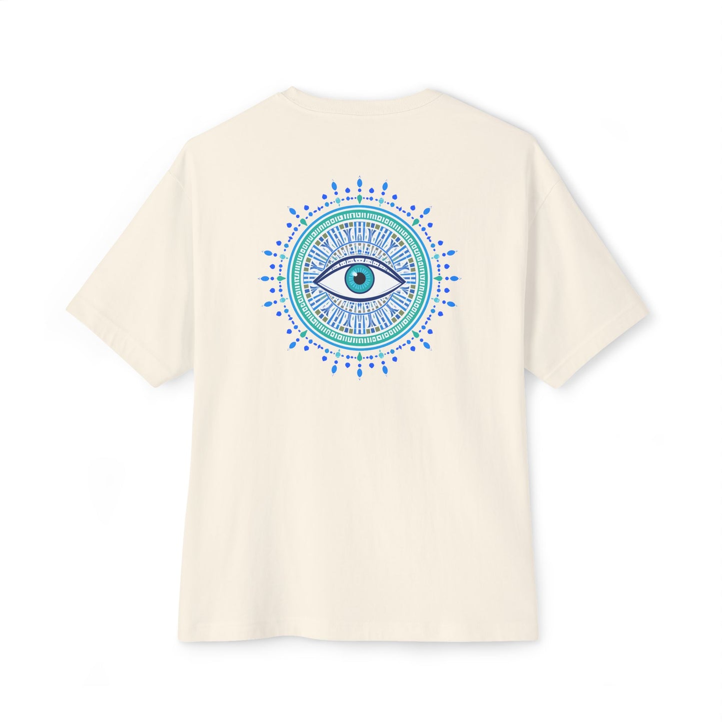 Greek μάτι – Tee with Backprint