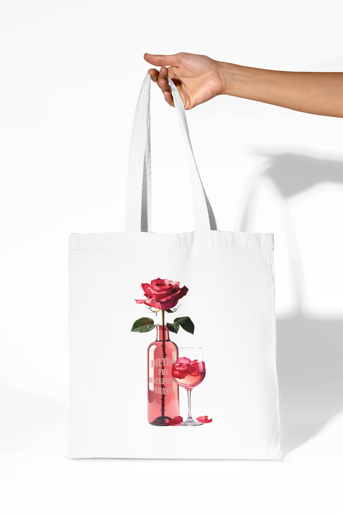 Rose in Rosé - Tote Bag with Print